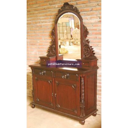 Column Dressing Table Antique Reproductions  Dressing Tables and Mirrors Indonesia Furniture