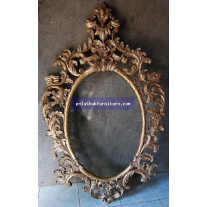 Gilt Mirror B Gold and Silver Leaf Finish  Mirrors Indonesia Furniture