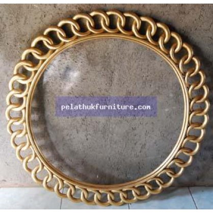 Gilt Mirror C Gold and Silver Leaf Finish  Mirrors Indonesia Furniture