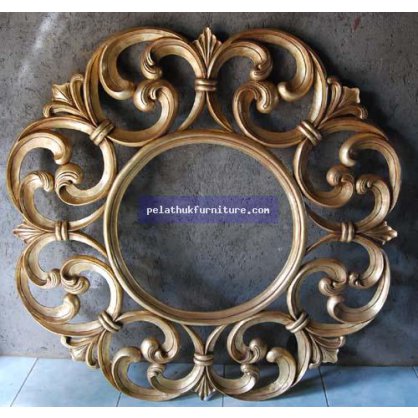 Gilt Mirror G Gold and Silver Leaf Finish  Mirrors Indonesia Furniture