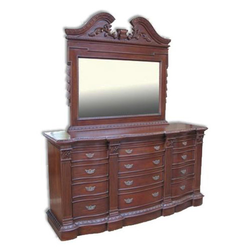 12 Drawer Dresser with Mirror Indonesia Furniture