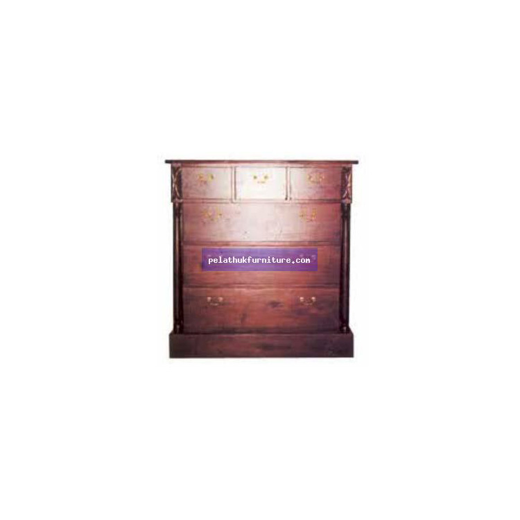 3 Drawer Chest with 3 Drawer Top Indonesia Furniture