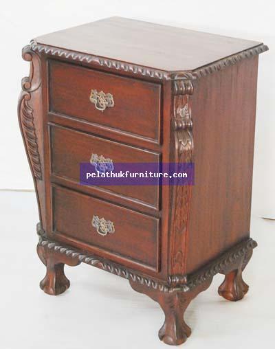 3 Drawer Chippendale Chest Indonesia Furniture