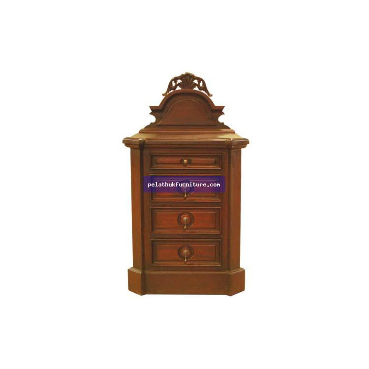 4 Drawer Victorian Nitestand  Indonesia Furniture
