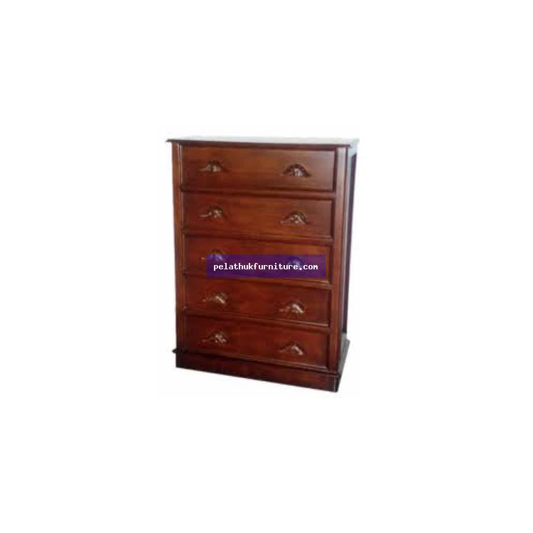 5 Drawer Victorian Chest Indonesia Furniture