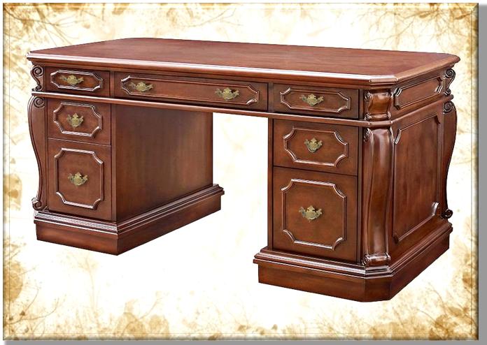6 Drawer Office Desk Indonesia Furniture