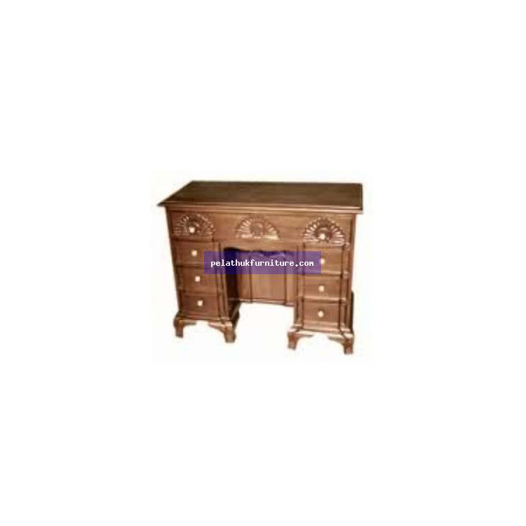 American Shell Blockfront Desk Indonesia Furniture