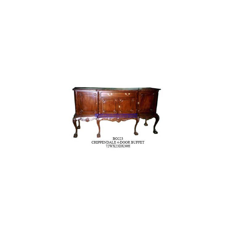 Chippendale 4 Door Buffet Indonesia Furniture