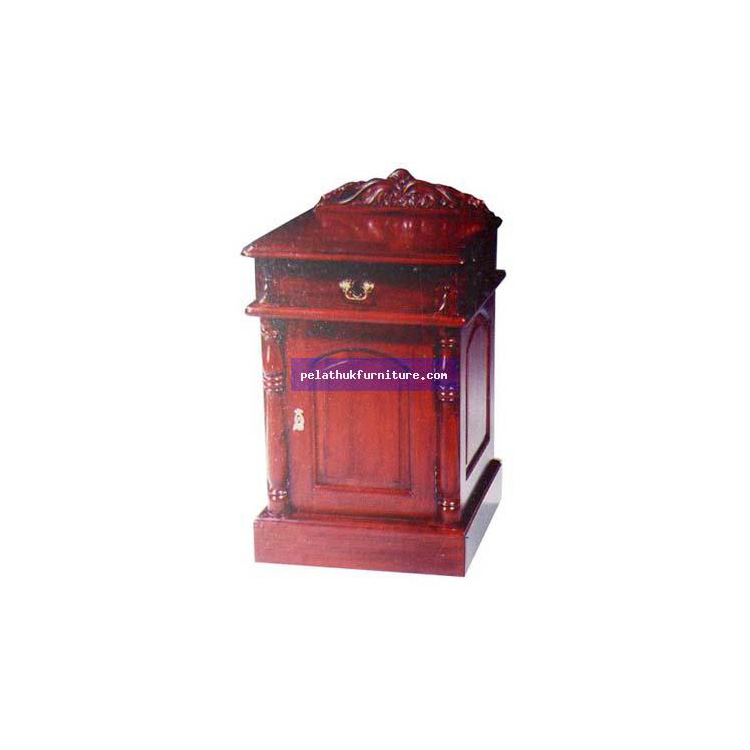 Bedside Chest with Plain Door Indonesia Furniture