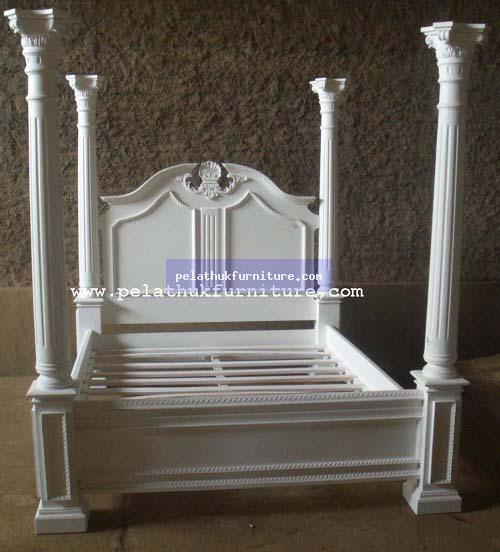 Canopy Bed. Indonesia Furniture