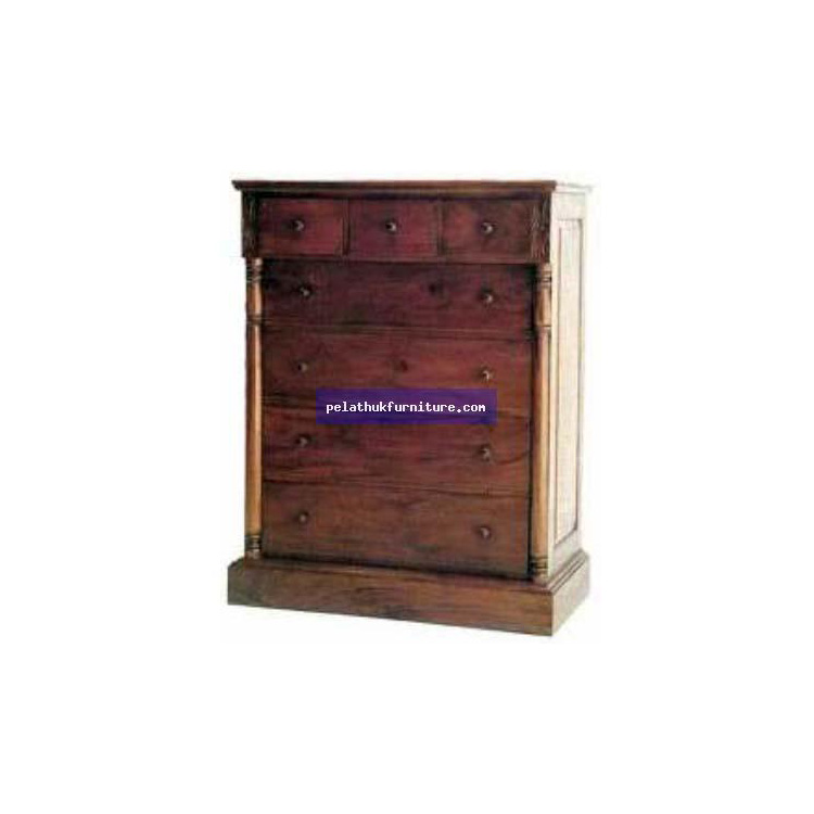 Chest 4 Drawer with 3 Drawer Top Indonesia Furniture