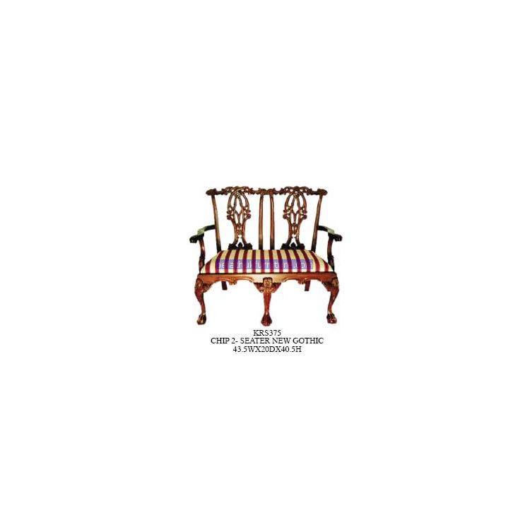 2 Seater New Gothic Indonesia Furniture