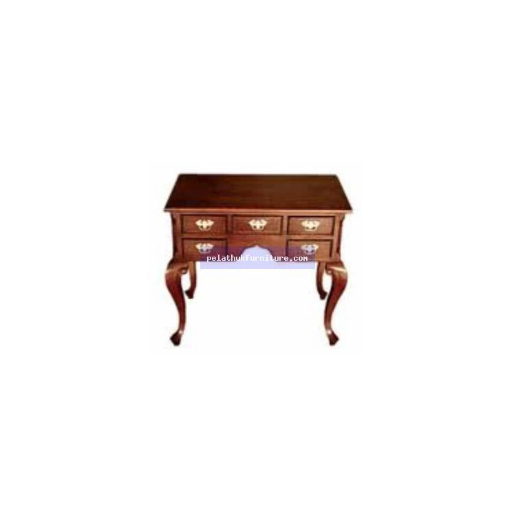Chippendale Plain Leg Lowboy Indonesia Furniture