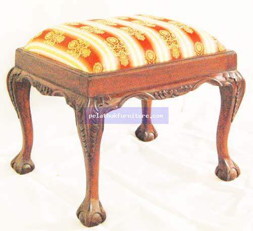 Chippendale Stool. Indonesia Furniture