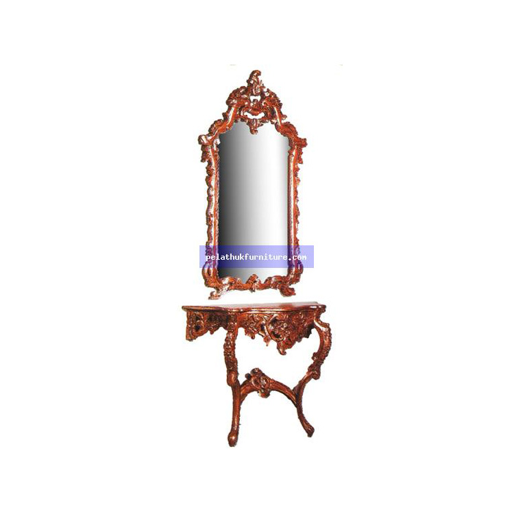 Console Table with Mirror . Indonesia Furniture