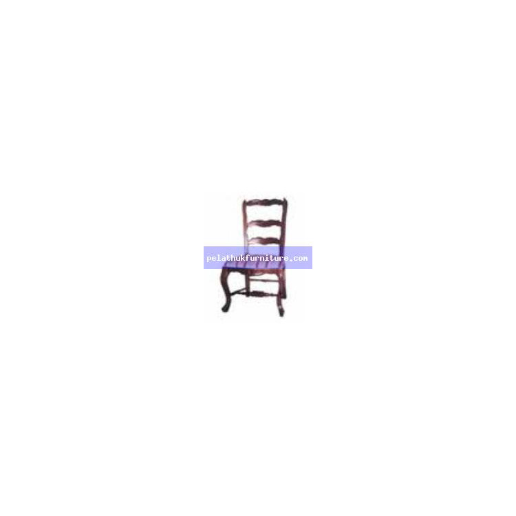 Country French Ladder Back Chair Indonesia Furniture