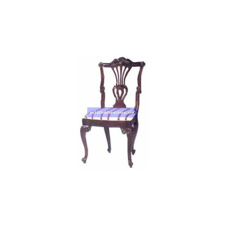 Dining Chair with Lyre Design Indonesia Furniture
