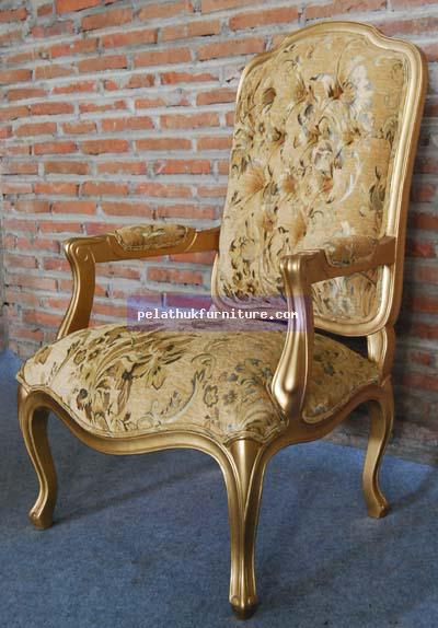 French Arm Chair Indonesia Furniture