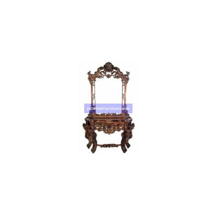 Gamble Console with Mirror  Indonesia Furniture