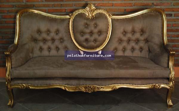 Gold Frame Sofa Indonesia Furniture