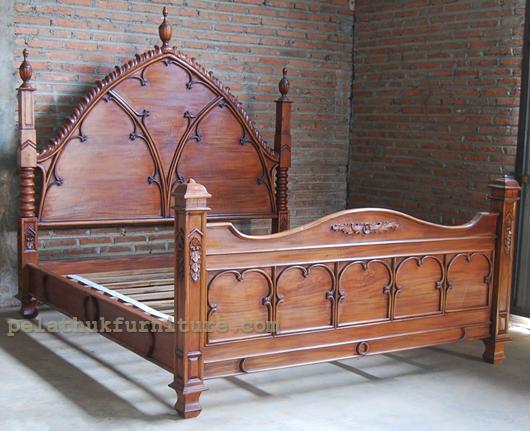 Gothic Empire Bed Indonesia Furniture