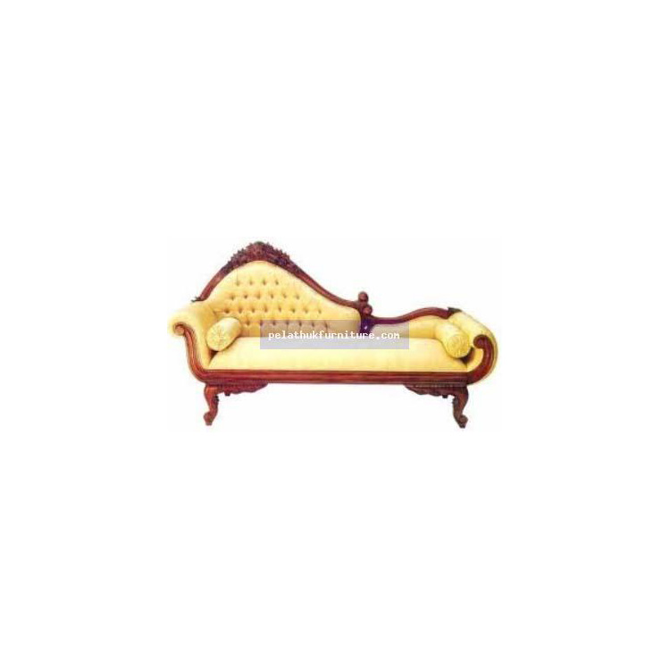 Grape Carved Single Ended Sofa Indonesia Furniture