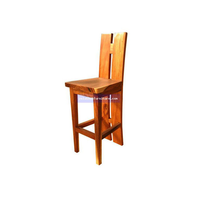 H Shaped Back Barstool Indonesia Furniture