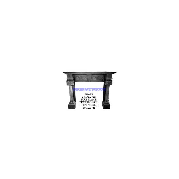 2 Colom Fire Place Indonesia Furniture