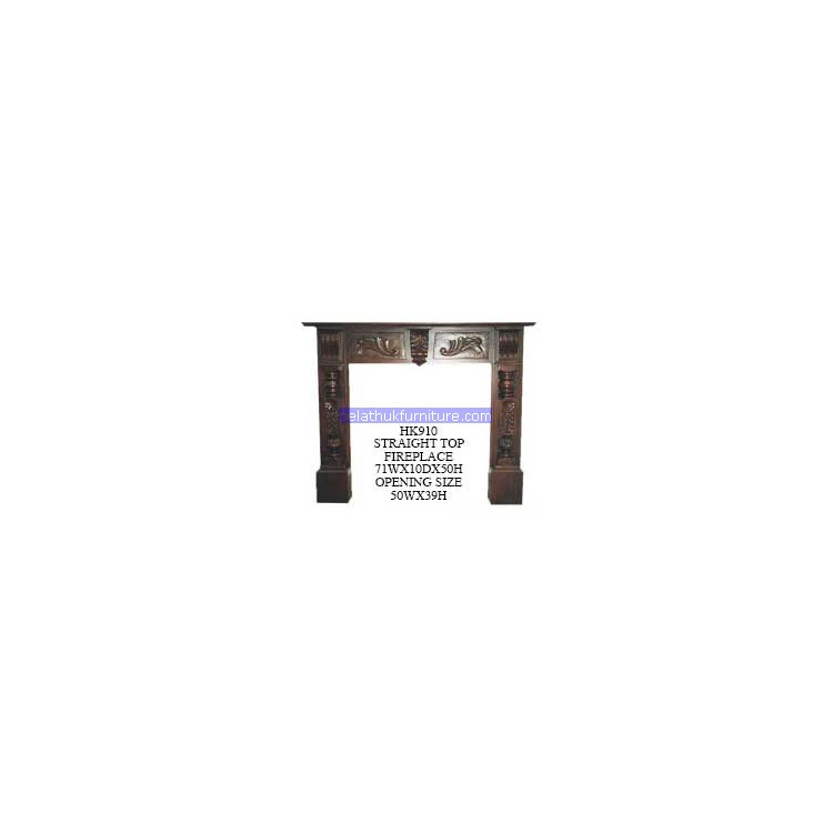 Straight Top Fireplace Indonesia Furniture