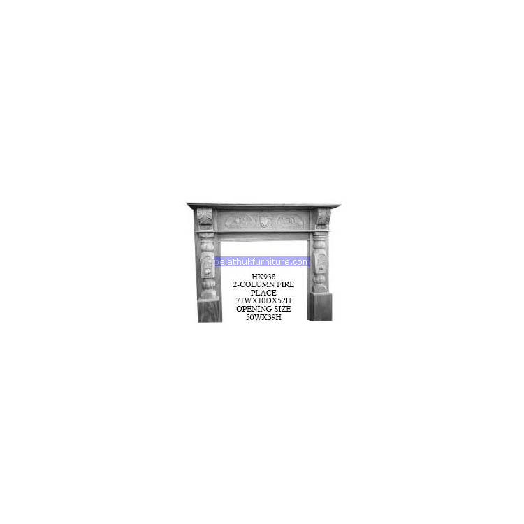 2 Coloum Fire Place Indonesia Furniture