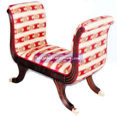 King Stool B with Upholstery Indonesia Furniture