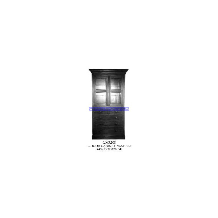 2 Door Cabinet With Shelf Indonesia Furniture