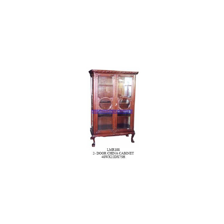 2 Door China Cabinet Indonesia Furniture