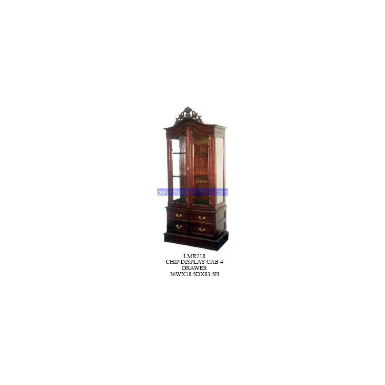 Chip Display Cab 4 Drawer Indonesia Furniture
