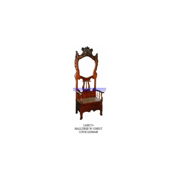 Halltree With Chest Indonesia Furniture