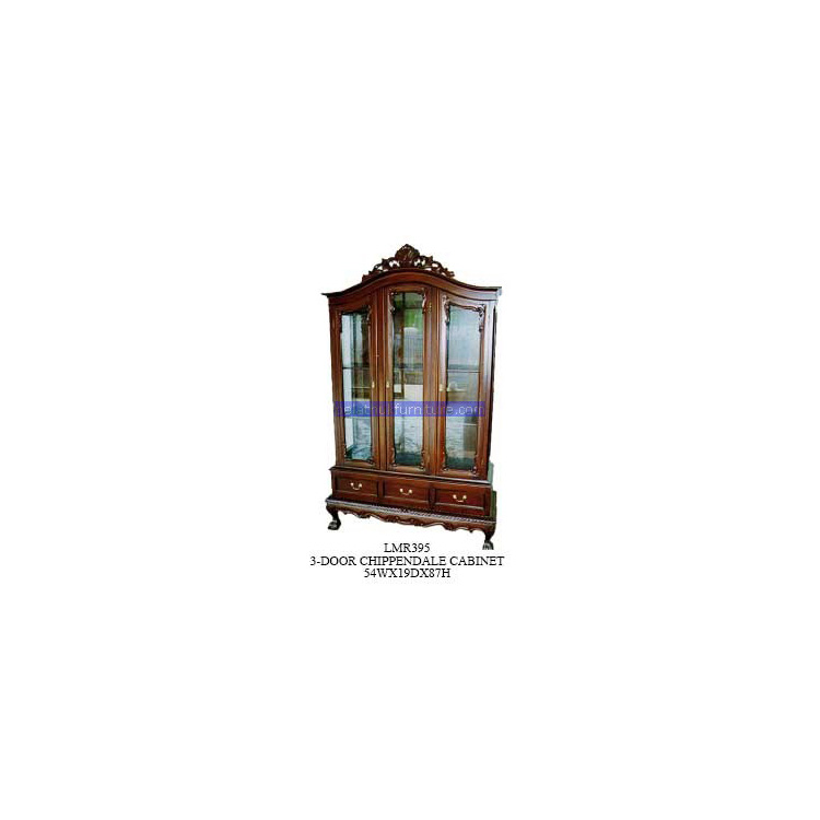 3 Door Chippendale Cabinet Indonesia Furniture