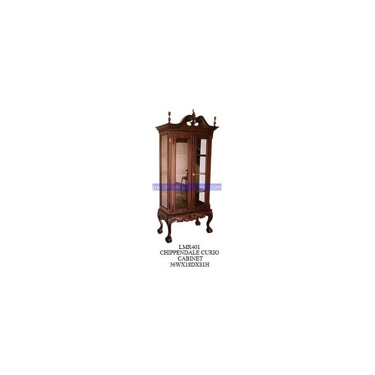 Chippendale Curio Cabinet Indonesia Furniture