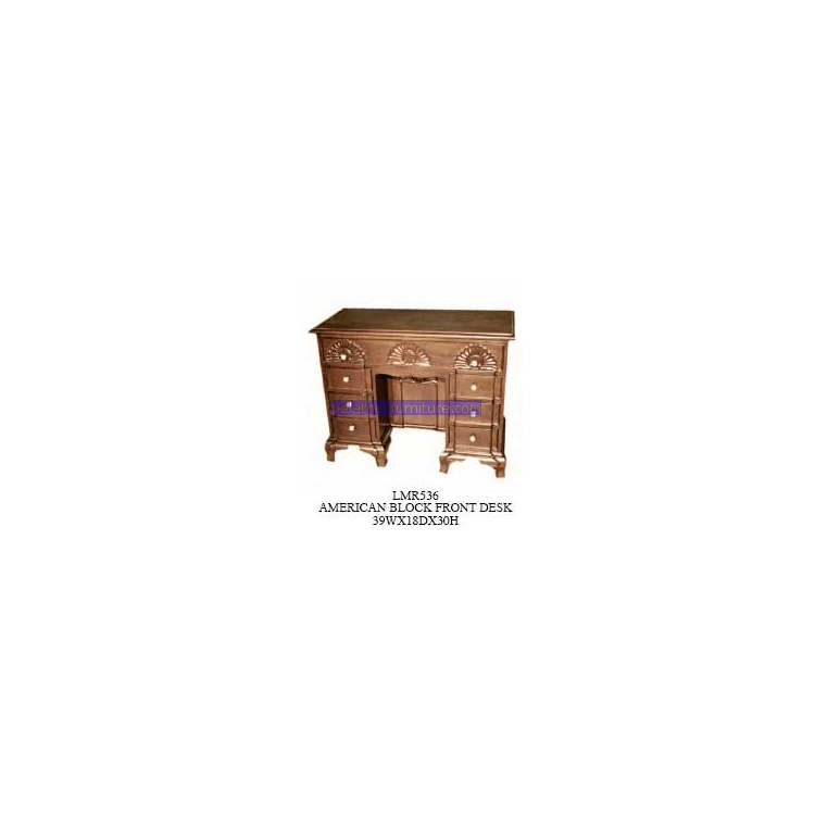 American Block Front Desk Indonesia Furniture