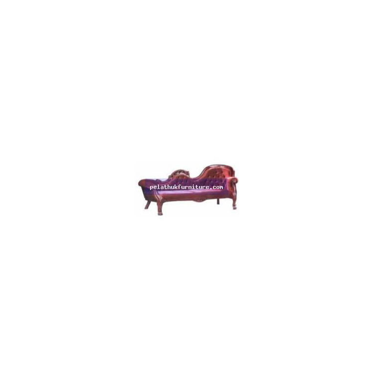 Louis Single Ended Carved Chaise Indonesia Furniture