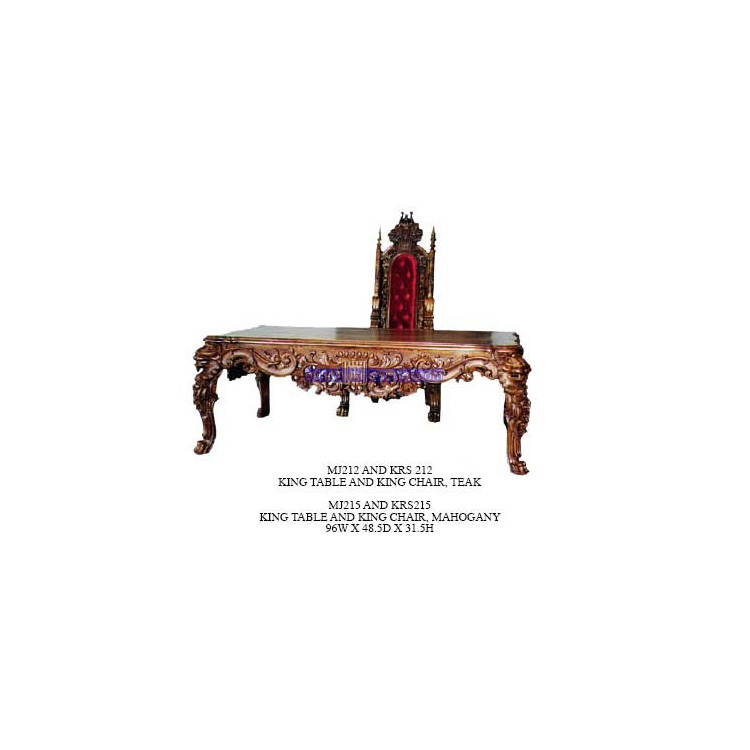 King Table and King Chair Indonesia Furniture