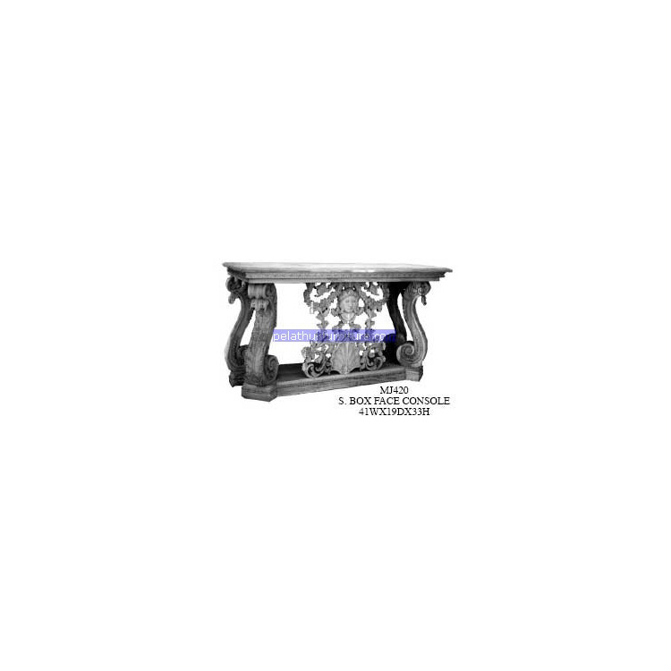 S Box Face Console Indonesia Furniture