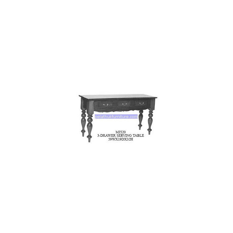 3 Drawer Serving Table Indonesia Furniture