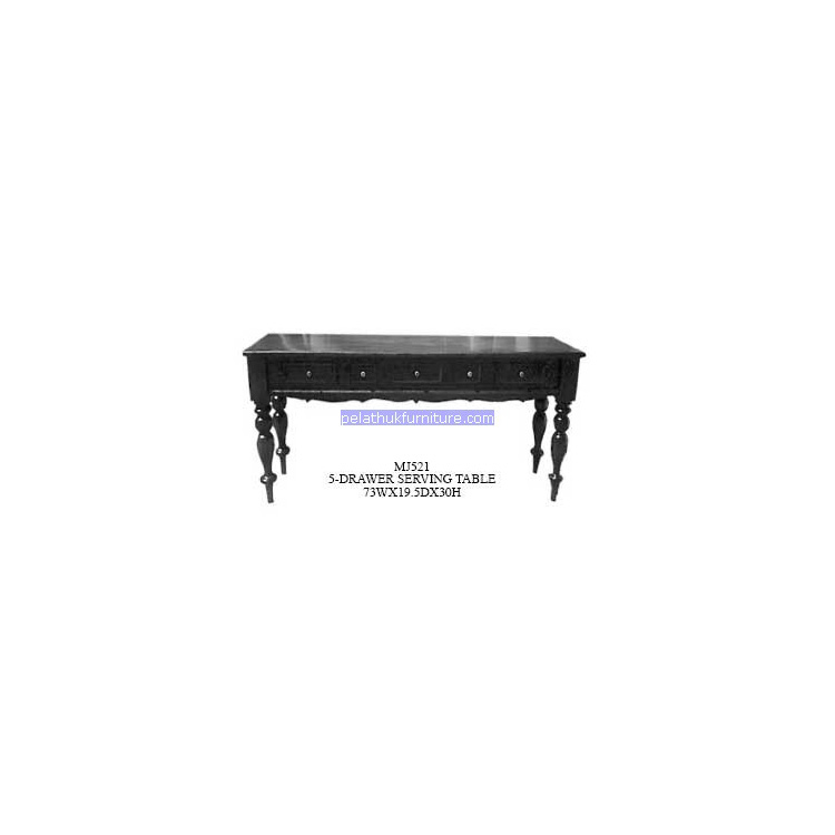 5 Drawer Serving Table Indonesia Furniture