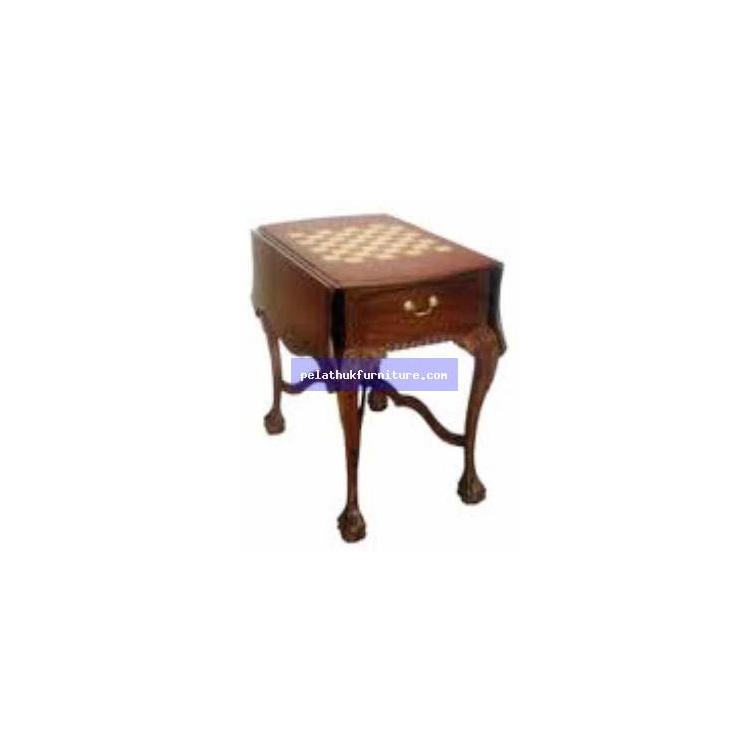 Mahogany Chippendale Game Table Indonesia Furniture