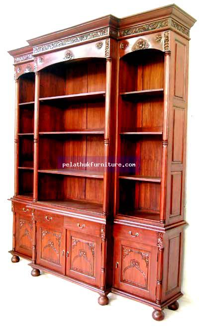 Mahogany Office Bookcase Indonesia Furniture