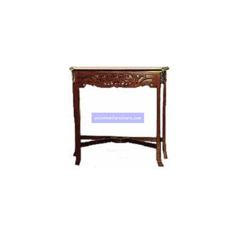 Mahogany Small Entry Table Indonesia Furniture