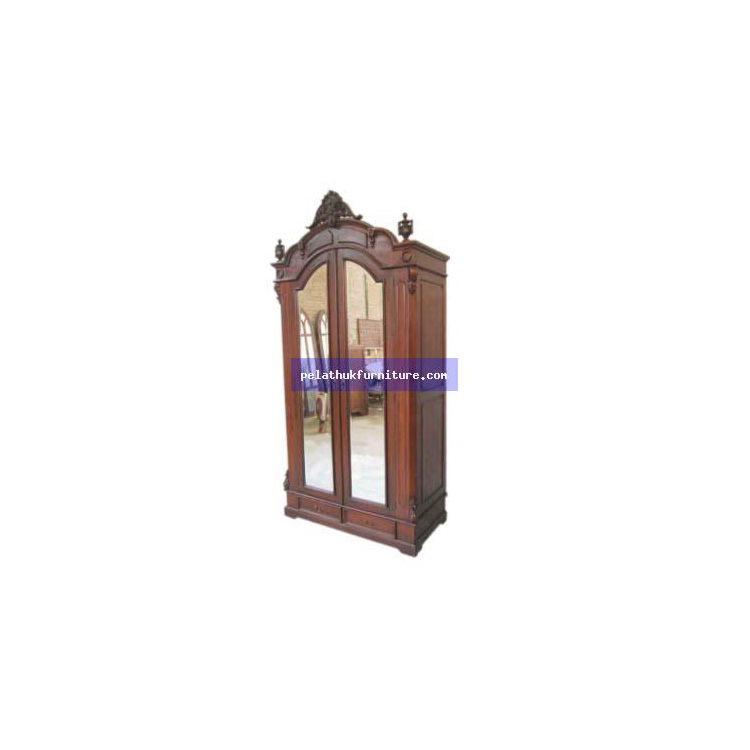 Mahogany Victorian Armoire B Indonesia Furniture