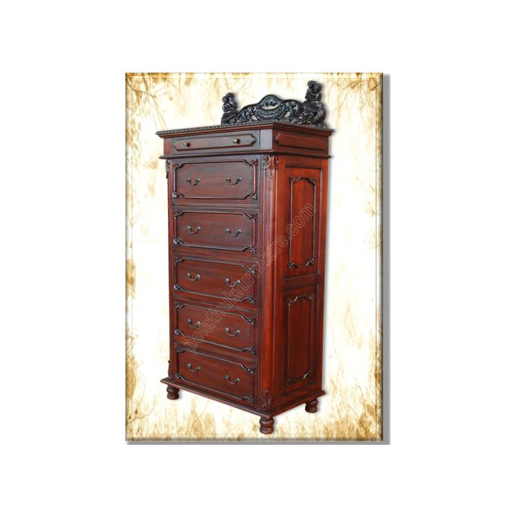 Mermaid 6 Drawer Tall Chest Indonesia Furniture
