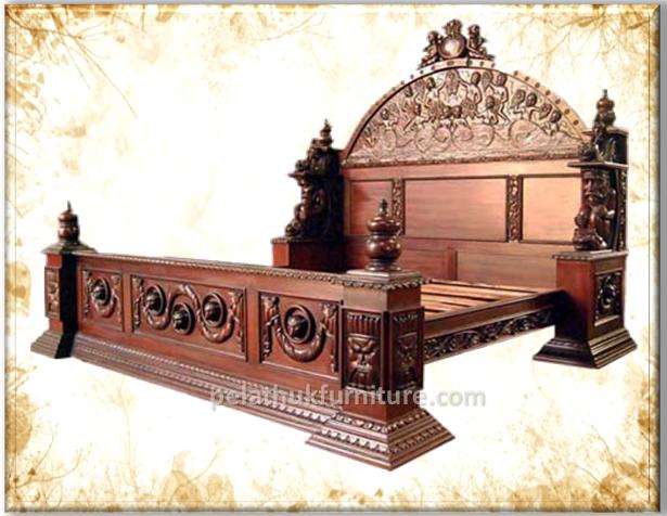 Monumental Bed King Size Indonesia Furniture