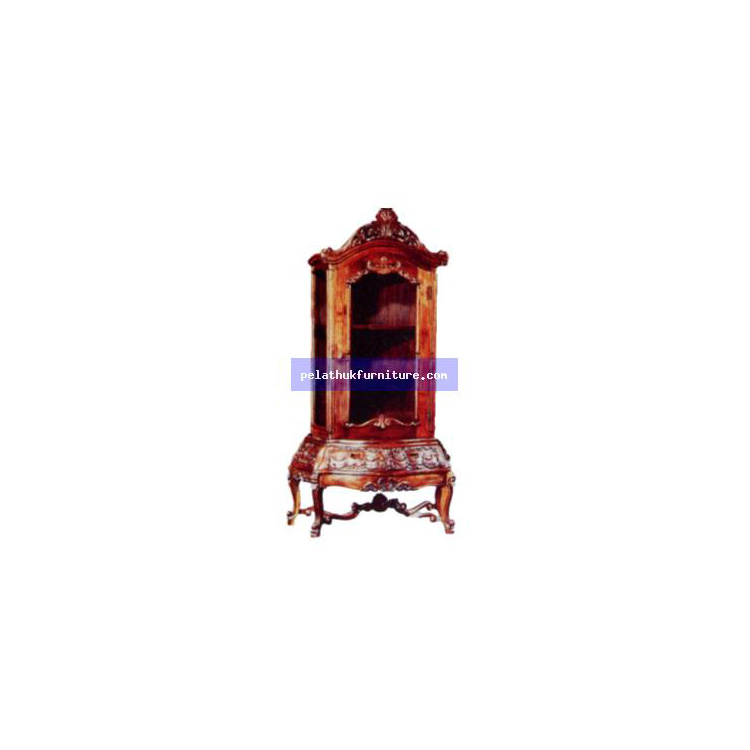 One Door Display Cabinet Indonesia Furniture
